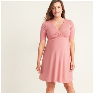 Fit and flare maternity dress